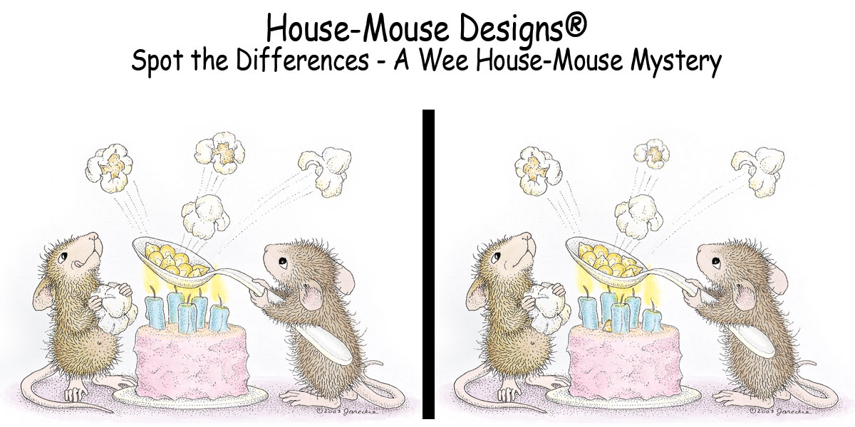 House-Mouse Designs® - Spot the differences