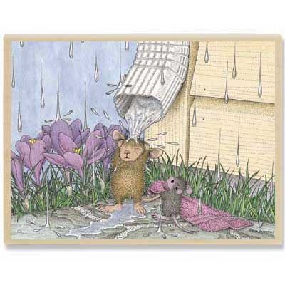  - House-Mouse Rubber Stamp